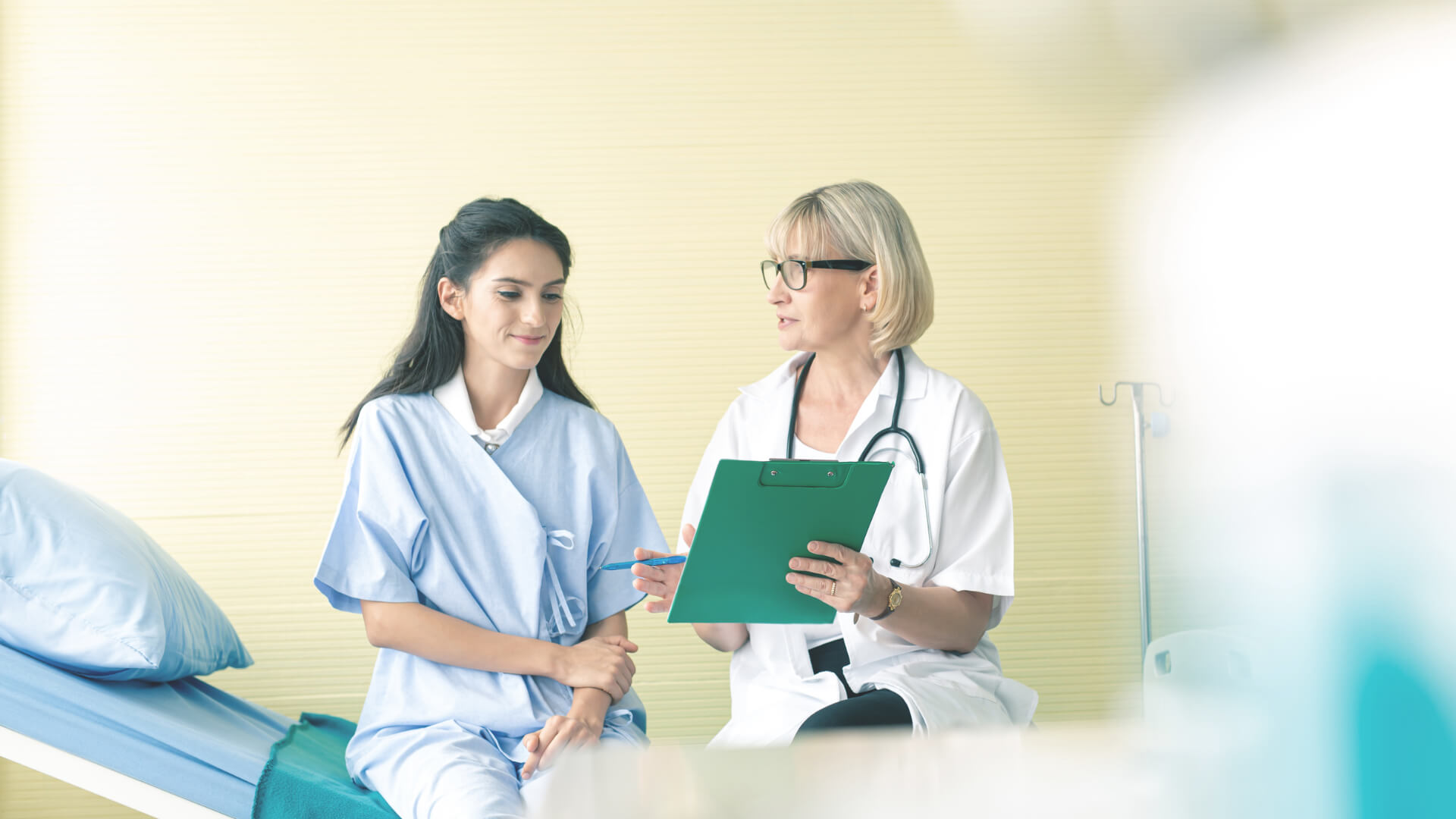 Doctor Talking with Patient